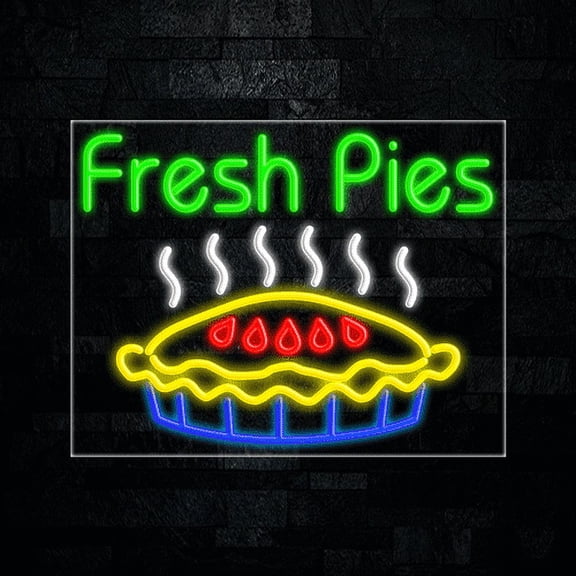 Fresh Pies LED Neon Sign 28"L x 22"H #31713
