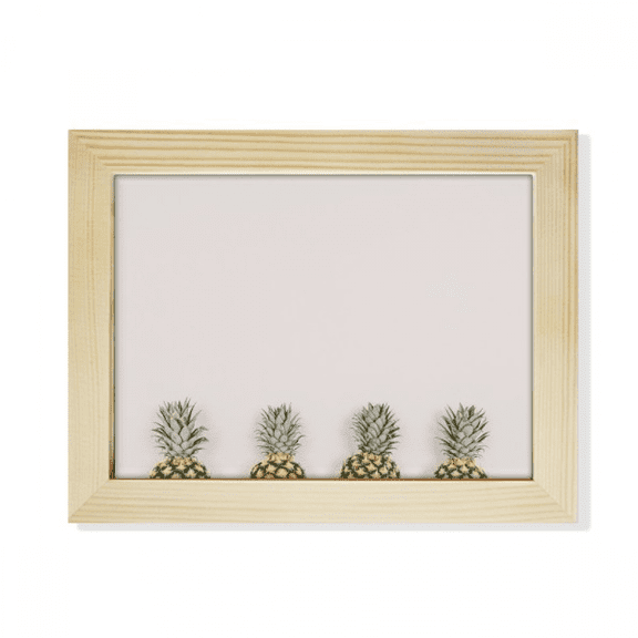 Fresh Pineapple Fruit White Wall Desktop Photo Frame Picture Art Decoration Painting 6x8 inch