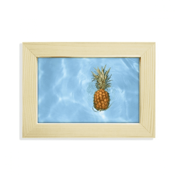 Fresh Pineapple Tropical Fruit Picture Desktop Decorate Photo Frame Picture Art Painting 5x7 inch