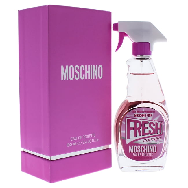 MOSCHINO Fresh Pink for Women Eau de Toilette Perfume for Women, 3.4 oz