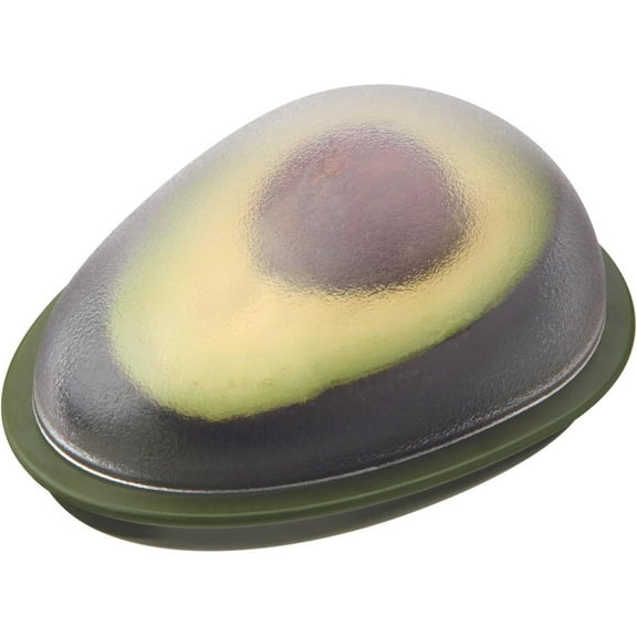 Fresh Pod Avocado Storage Container with Clear Snap-On Lid, Keeps Leftover Half Flavorful and Firm in Fridge, Reusable Kitchen Gadget, , Dishwasher Safe