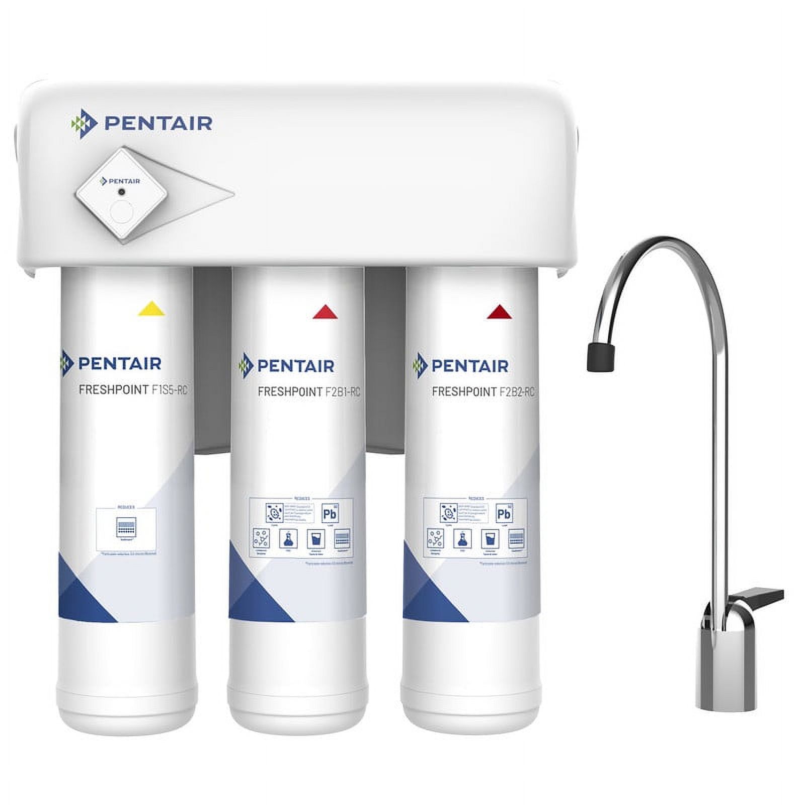 Pentair FreshPoint FDF1 Ersatzkartusche – Kohle/Sediment-Filter Für Untertisch-Wasserfilter (750 Liter Kapazität)