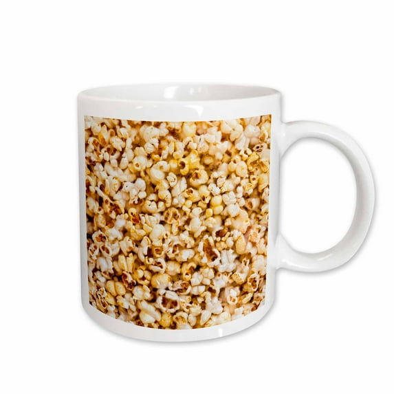 3drose, Fresh Popcorn Behind the Glass, 15oz Mug