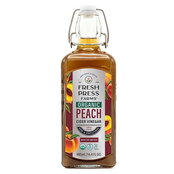 Fresh Press Farms Organic Peach Cider Vinegar 16.4 fl oz