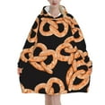 Fresh Pretzel Oversized Blanket Hoodie Wearable Blanket Hoodie For