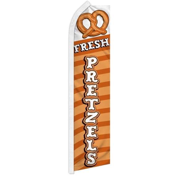 Fresh Pretzels Super Flag