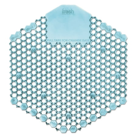 Fresh Products 3WDSF010I060M08 Wave 3D Ocean Mist Fragrance Urinal Deodorizer Screen - Blue (10 Screens/Box)
