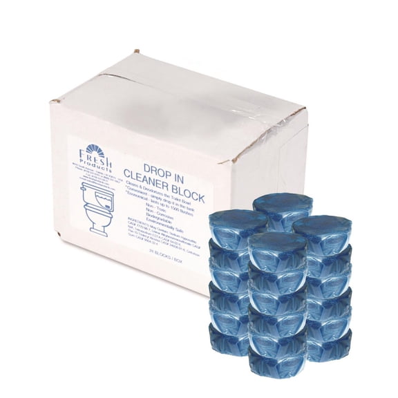 Fresh Products Drop-In Tank Non-Para Cleaner Block 24/Box 24DIF