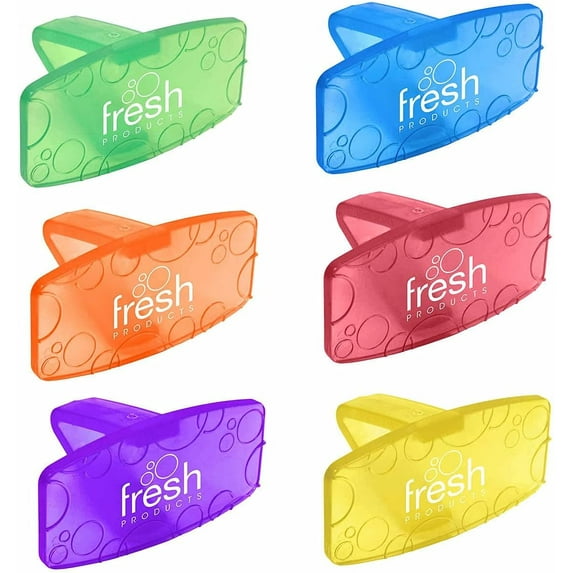 Fresh Products Eco Bowl Clip 2.0 Bathroom Air Freshener Toilet Deodorizer, 6-Pack