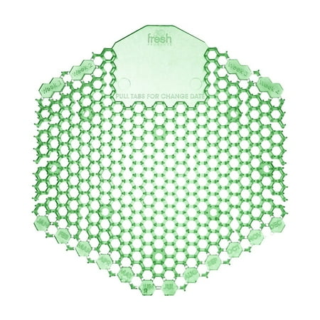 Fresh Products The Wave™ 3D Deodorizer Urinal Screens, Cucumber Melon Scent, Green, Box Of 10 Screens