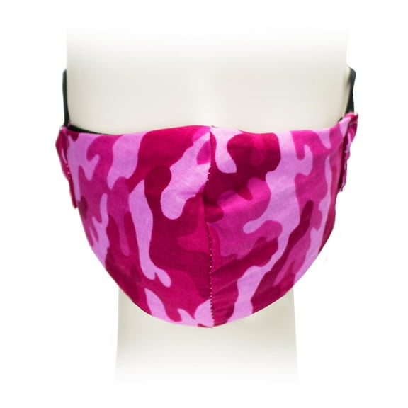 Fresh Protection Mask - Pink Camo (Kids' Medium Ages 8-12) - 4 Pack