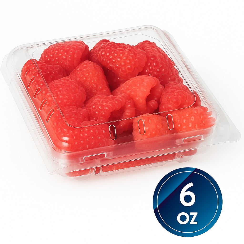 PRODUCE UNBRANDED Fresh Raspberries, 6 oz. Container