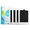 thumbnail image 1 of Mist Breeze Paultra Refrigerator Air Filter Replacement for Frigidaire and Electrolux EAFCBF, Compatible with Paultra, PureAir Ultra, 242061001, 241754001, 4-Pack, 1 of 8