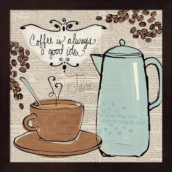 Fresh Roast II by Anne Tavoletti, Framed Wall Art, 13.25W x 13.25H