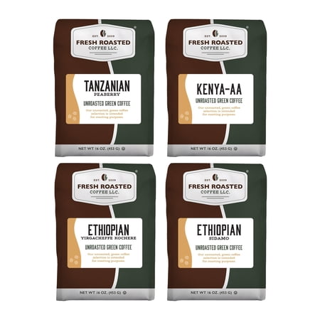 Fresh Roasted Coffee, Home Roaster's Sampler, African Green Coffee