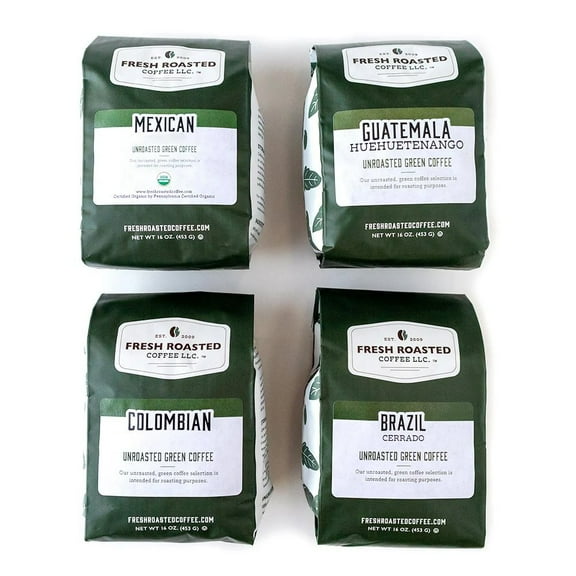 Fresh Roasted Coffee, Home Roaster's Sampler, South & Central American Green Coffee