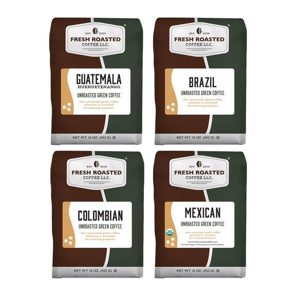 Fresh Roasted Coffee, Home Roaster's Sampler, South & Central American Green Coffee