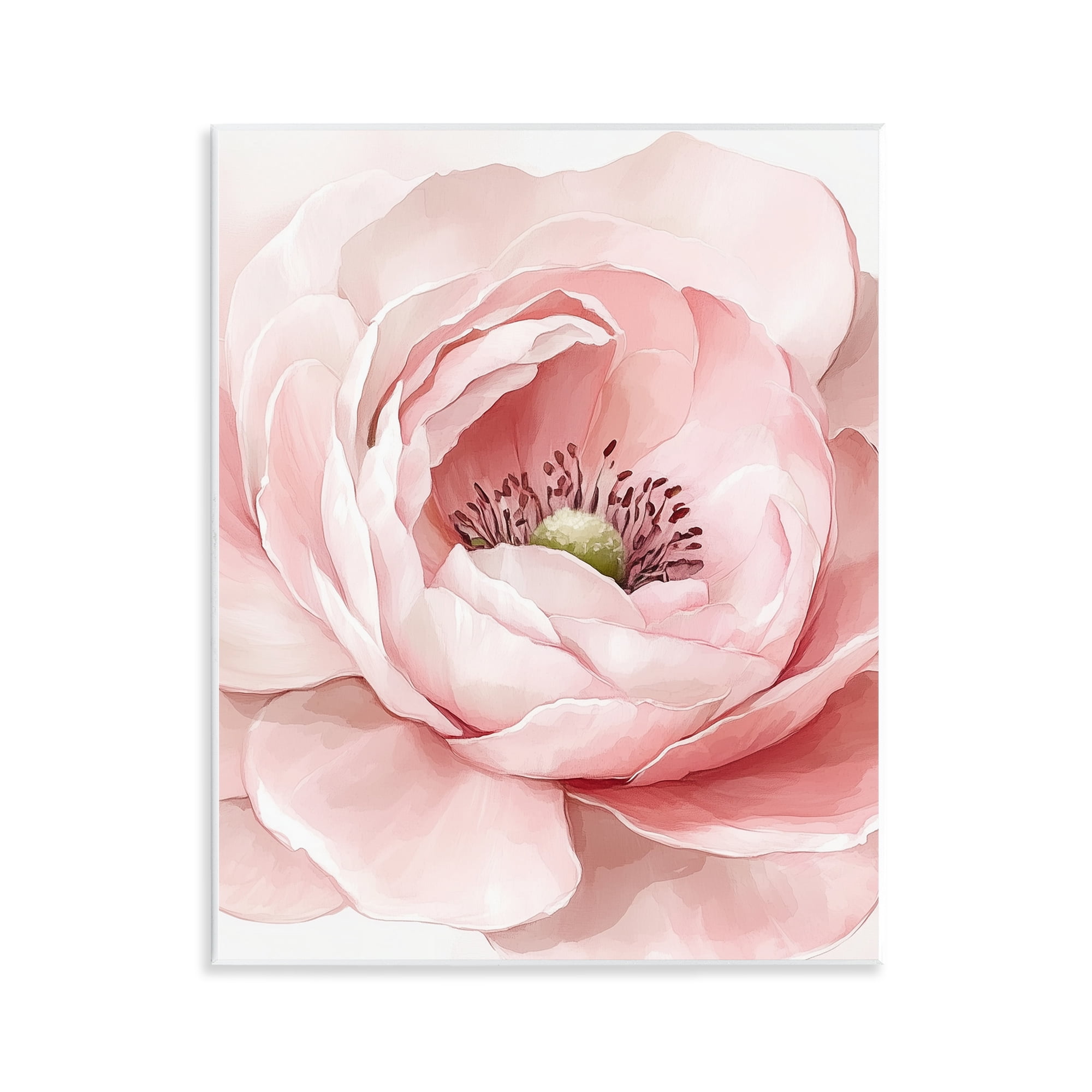 Fresh Rosy Close Up Petals Wall Plaque Art, design by Christine Simpson Art