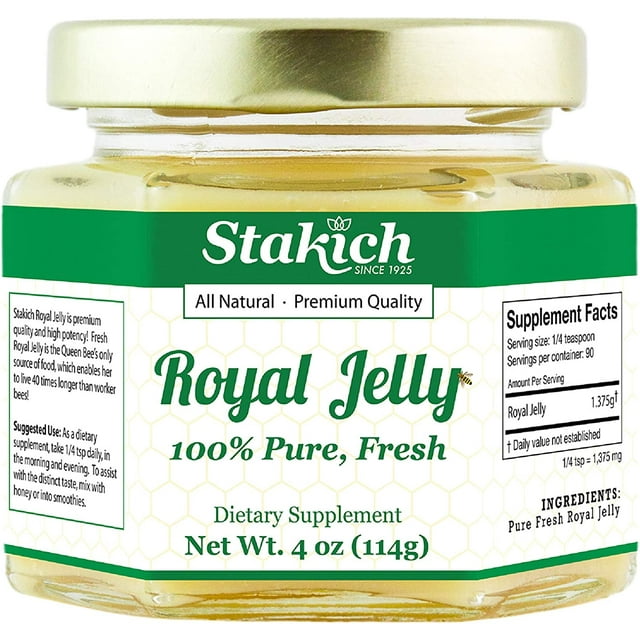 Fresh Royal Jelly - Pure, All Natural - No Additives/Flavors ...