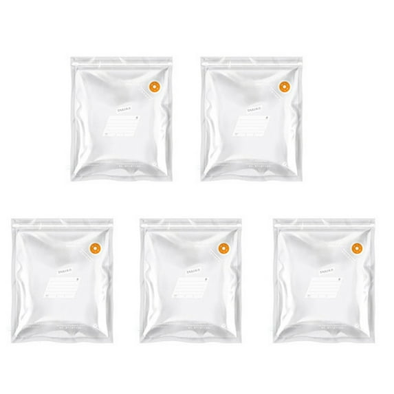 Fresh & Save Vacuum Sealer Bags, 5pcs Reusable Food Storage Bags for Meal Prep, Reusable Snack Bags, Reusable Sous Vide Bags