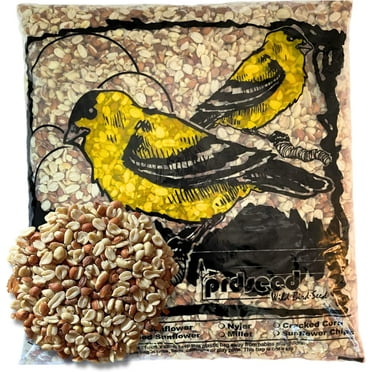 Fresh Shelled Peanuts for Birds & Squirrels - Raw Wildlife Peanuts, No Mess Bird Seed, No Waste Bird Seed for Wild Birds & Backyard Squirrels (10lbs)