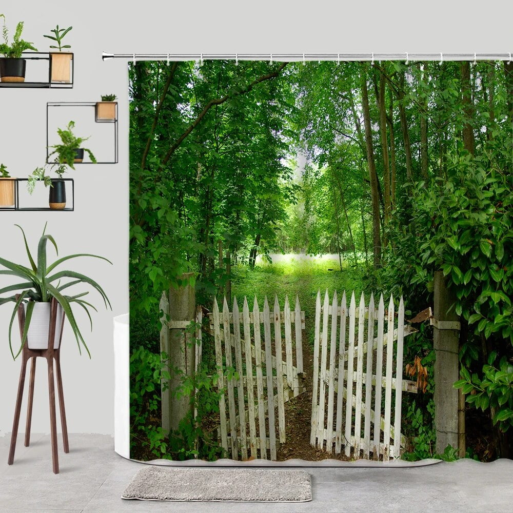 Fresh Shower Curtain Spring Purple Flower Leaf Plant Over Old Wood fresh-shower-curtain-spring-purple-flower-leaf-plant-over-old-wood