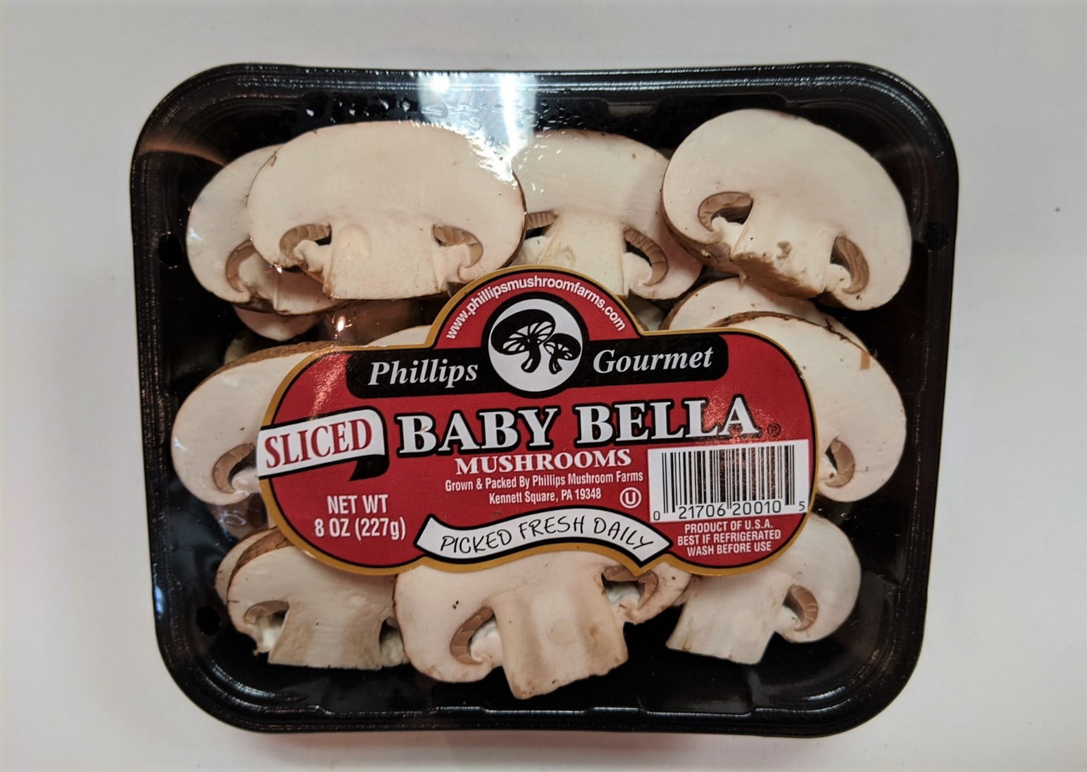 Fresh Sliced Baby Bella Mushrooms, 8 oz