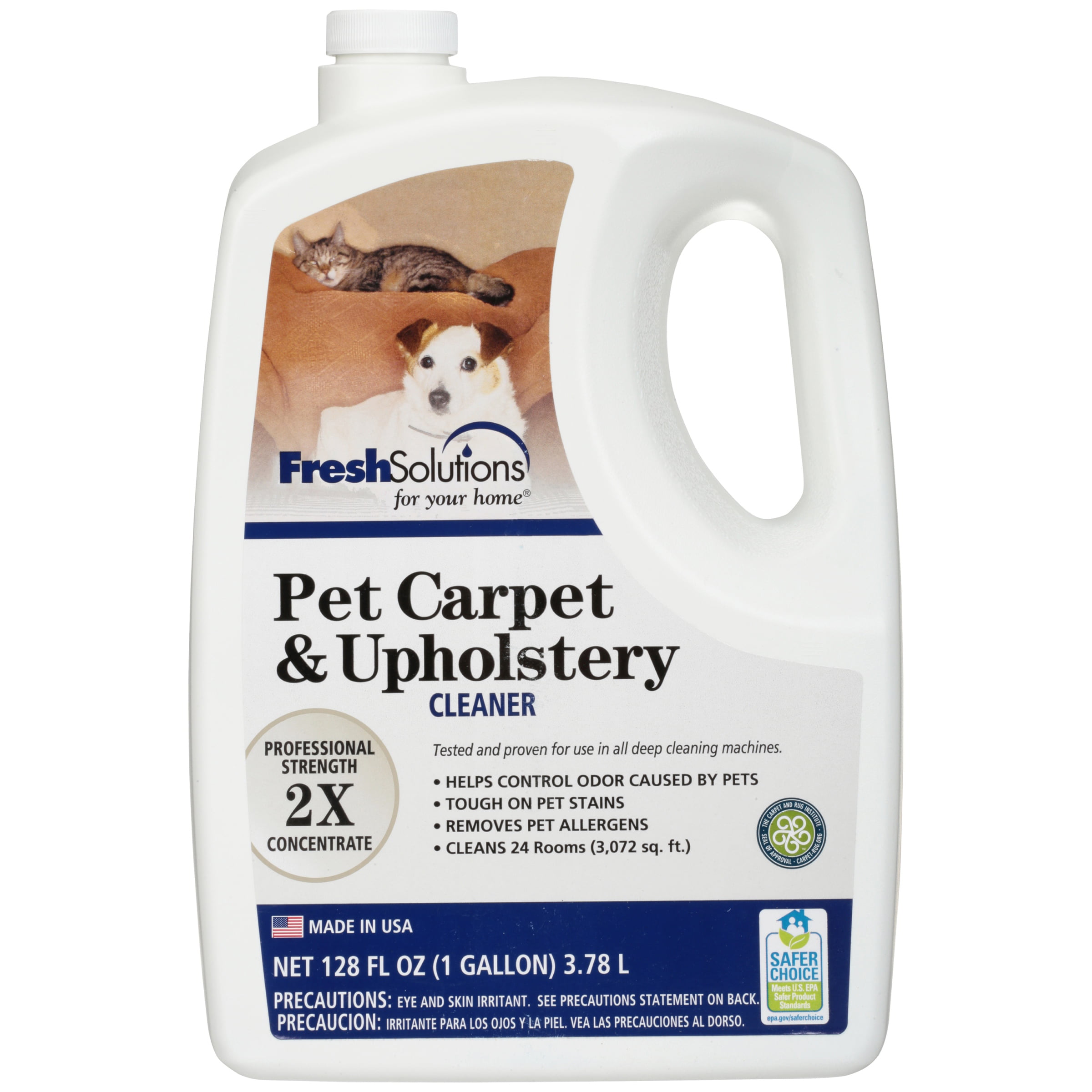 Wizards Carpet and Upholstery Cleaner - Fabric Cleaner Spray Solution for a  Fresh & Clean Car - Pet Stain & Smell Remover and Natural Carpet Cleaner 