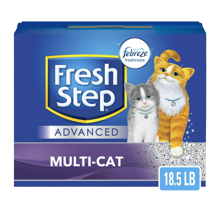 Fresh Step Advanced Multi Cat Clumping Cat Litter with Odor