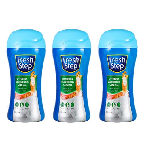 Fresh step litter box deodorizing on sale crystals