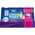 Fresh Step Clean Paws MultiCat Scented Litter with Febreze, Clumping