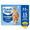 thumbnail image 1 of Fresh Step Extreme Clump Multi-Cat Clumping Cat Litter, Febreze Freshness Scent, 22 lb Box, 1 of 18