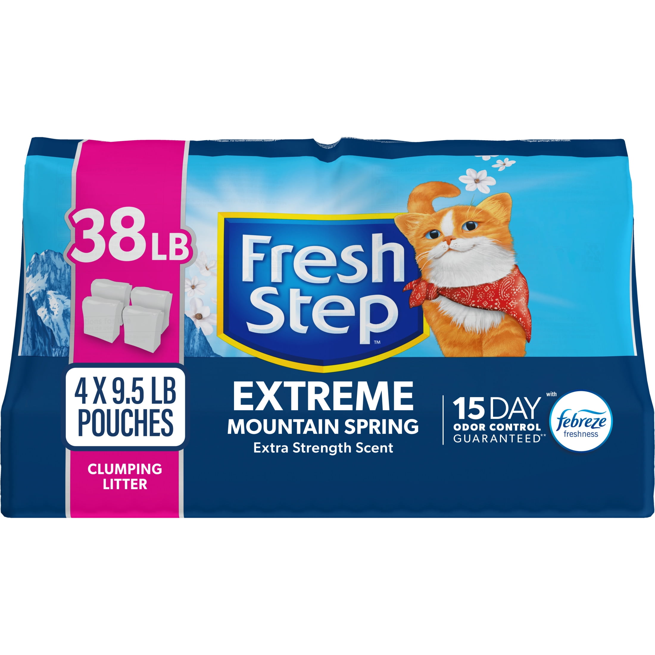 Fresh Step Extreme Scented Clumping Cat Litter wit