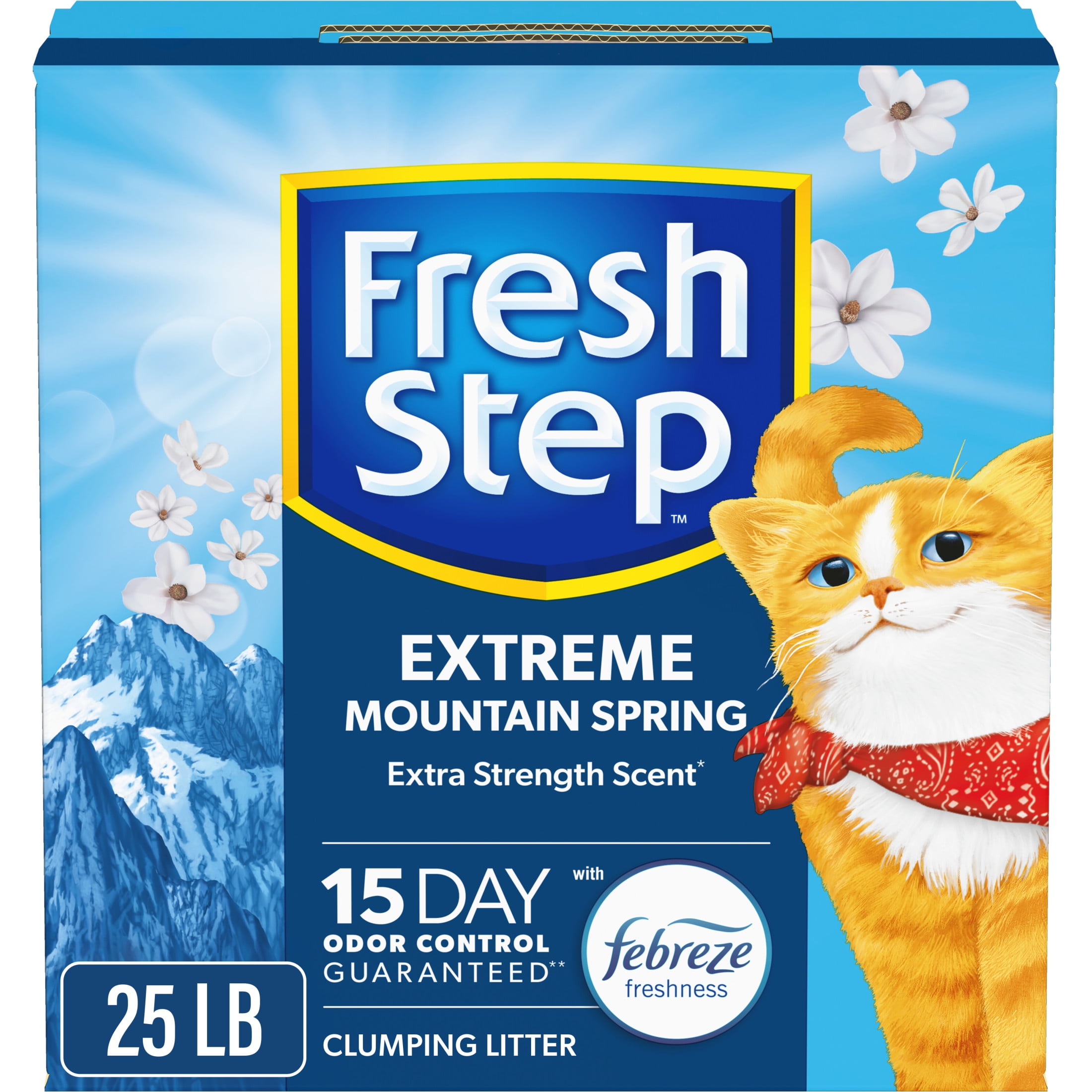 Fresh Step Extreme Low Dust Kitty Litter with Febreze, Clumping