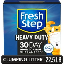 Fresh Step Heavy Duty Clumping Litter with Febreze Freshness, 30 Day Odor Control, 22.5 Lb
