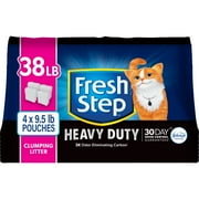 Fresh Step Heavy Duty Clumping Litter with Febreze Freshness, 30 Day Odor Control, 38 Lb