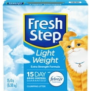 Fresh Step Lightweight Extreme Scented Clumping Cat Litter with Febreze, 15.4 lbs