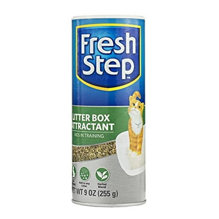 Fresh Step Litter Box Attractant Powder to Aid in Training, 9 Ounces - 1 Pack | All Natural Training Aid for Cats and Kittens