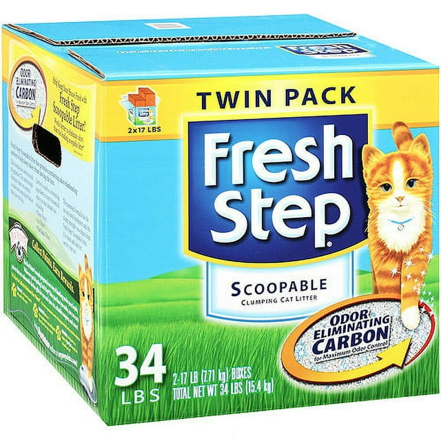 Fresh Step Scoopable Cat Litter, 34Lb