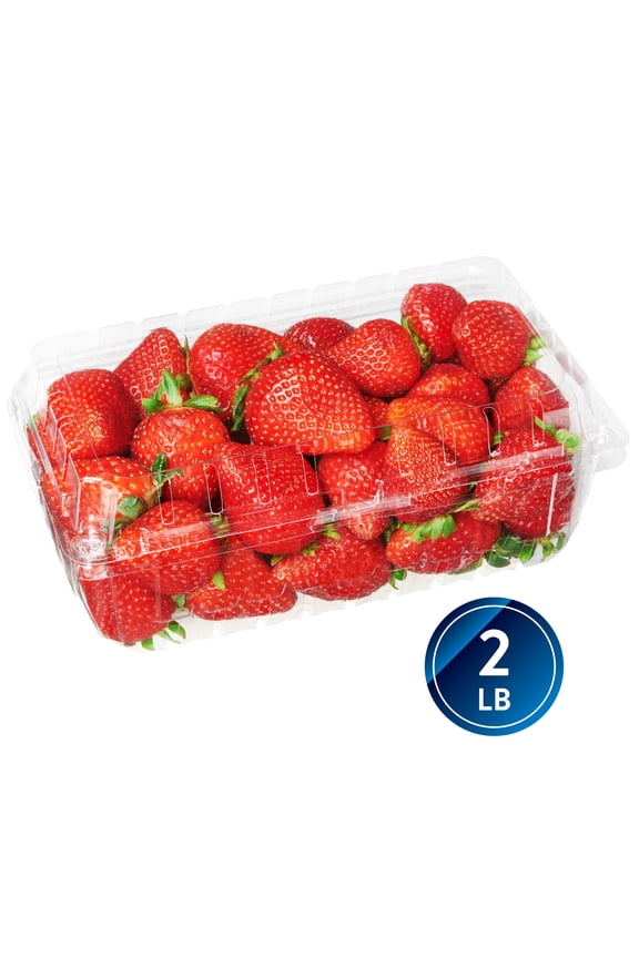 Fresh Strawberries, 2 lb Container