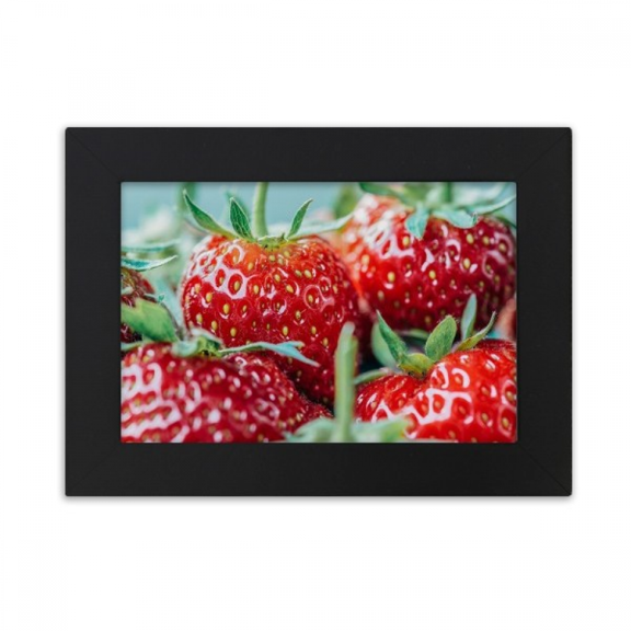 Fresh Strawberry Picture Nature Photograph Desktop Photo Frame Ornaments Picture Art Painting