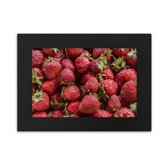 Fresh Strawberry Red Fruits Picture Desktop Photo Frame Ornaments Picture Art Painting