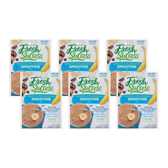 Fresh Success Chocolate Banana Smoothie, 1.3 oz (Pack of 6)