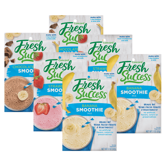 Fresh Success Full Smoothie Chocolate, Strawberry and Banana Variety Pack