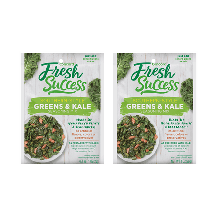 Fresh Success Southern Style Greens and Kale Seasoning , 1 oz (Pack of 2)