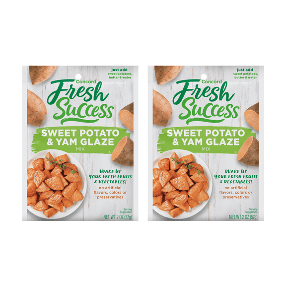 Fresh Success Sweet Potato & Yam Glaze, 2 OZ (Pack of 2)