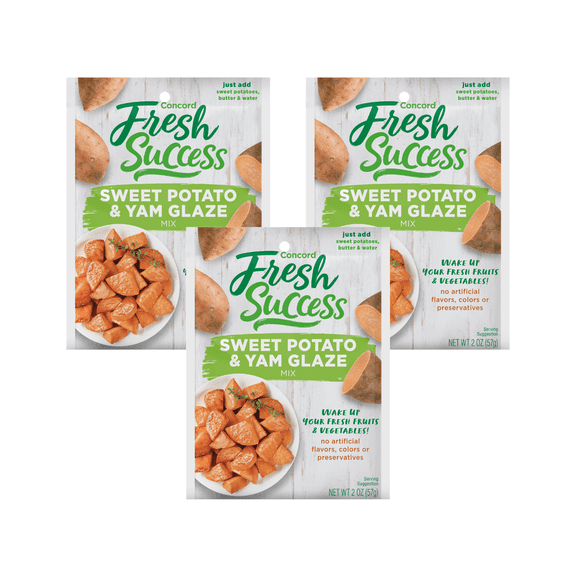 Fresh Success Sweet Potato & Yam Glaze, 2 OZ (Pack of 3)
