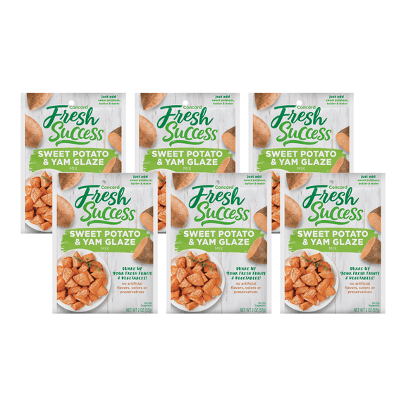 Fresh Success Sweet Potato & Yam Glaze, 2 OZ (Pack of 6)