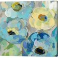 thumbnail image 1 of Fresh Teal Flowers II by Silvia Vassileva, Canvas Wall Art, 1 of 1
