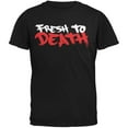 thumbnail image 1 of Fresh To Death Black Adult T-Shirt - Large, 1 of 1